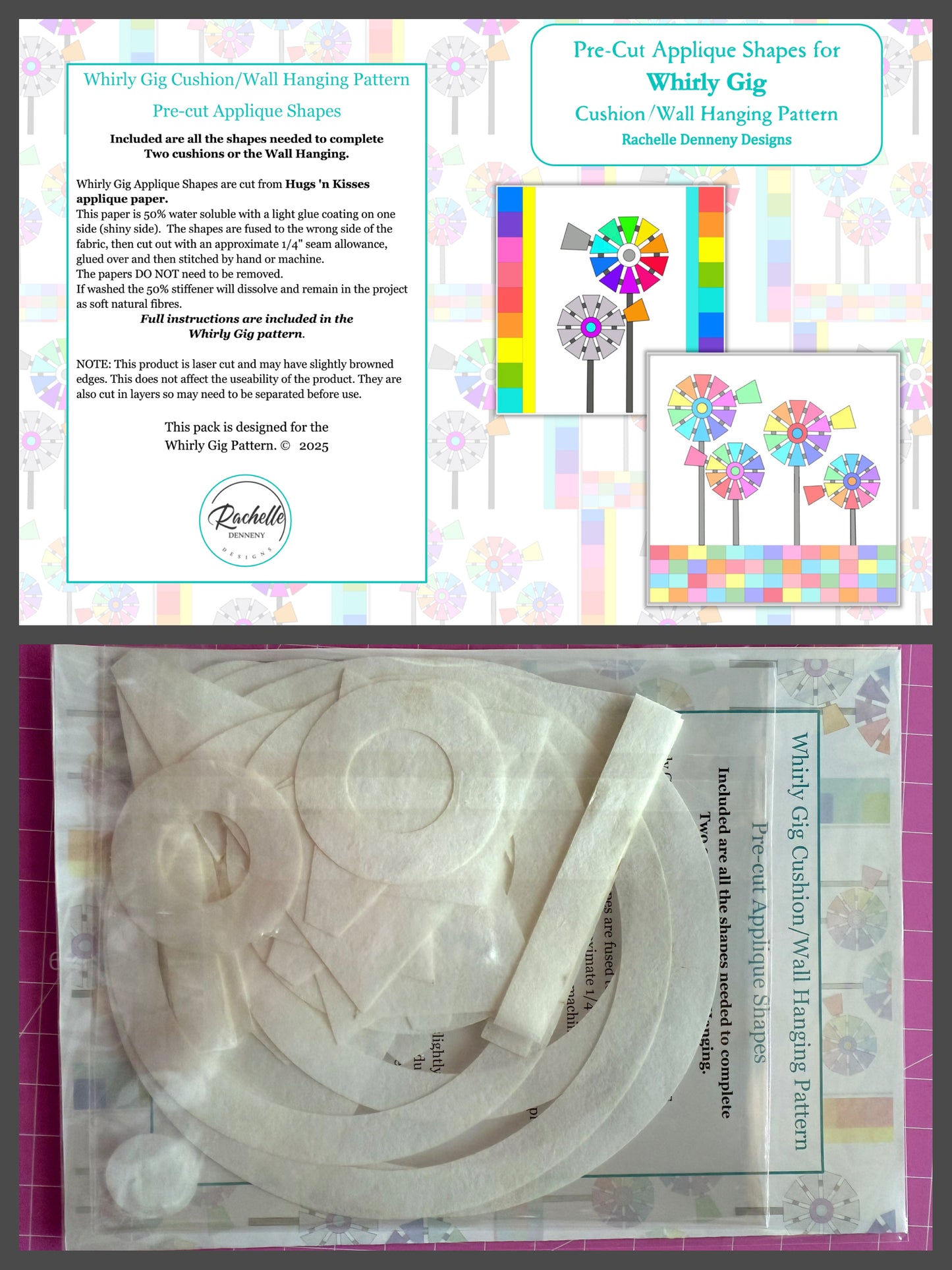 Whirly Gig Applique Pattern - NEW
