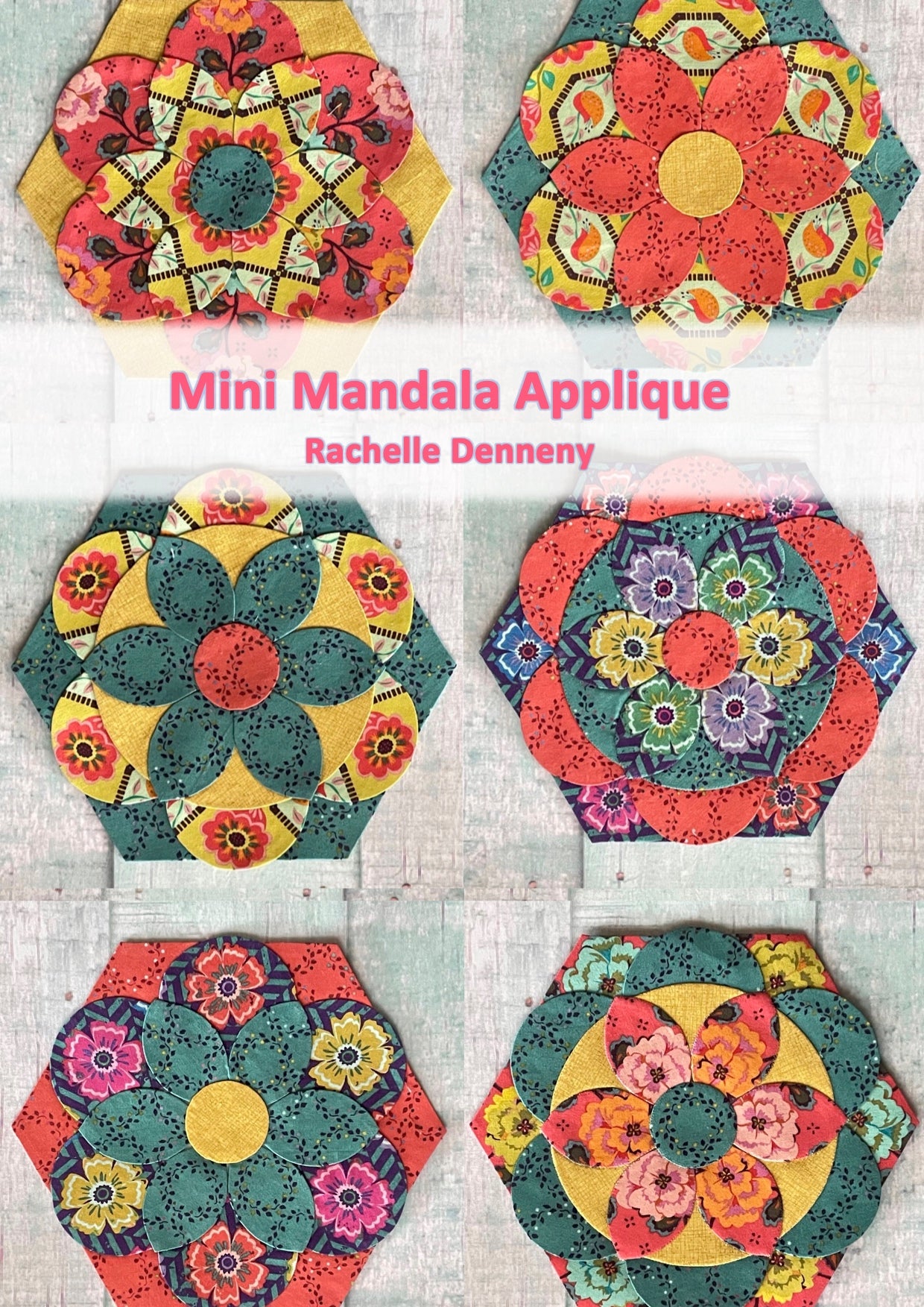 Mini Mandala Applique by Rachelle Denneny