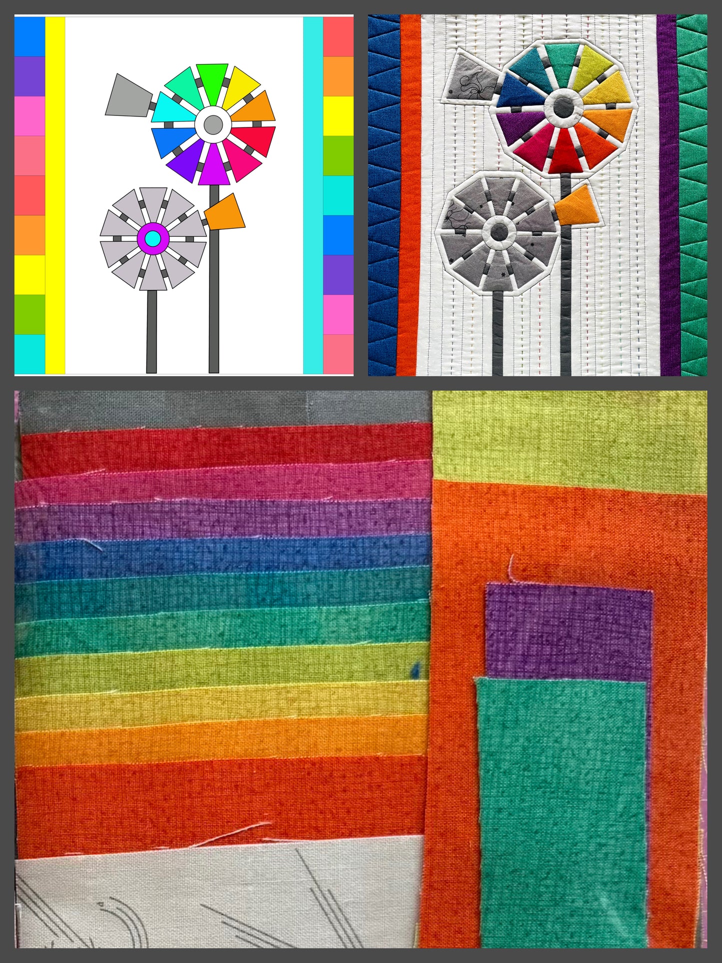Whirly Gig Applique Pattern - NEW