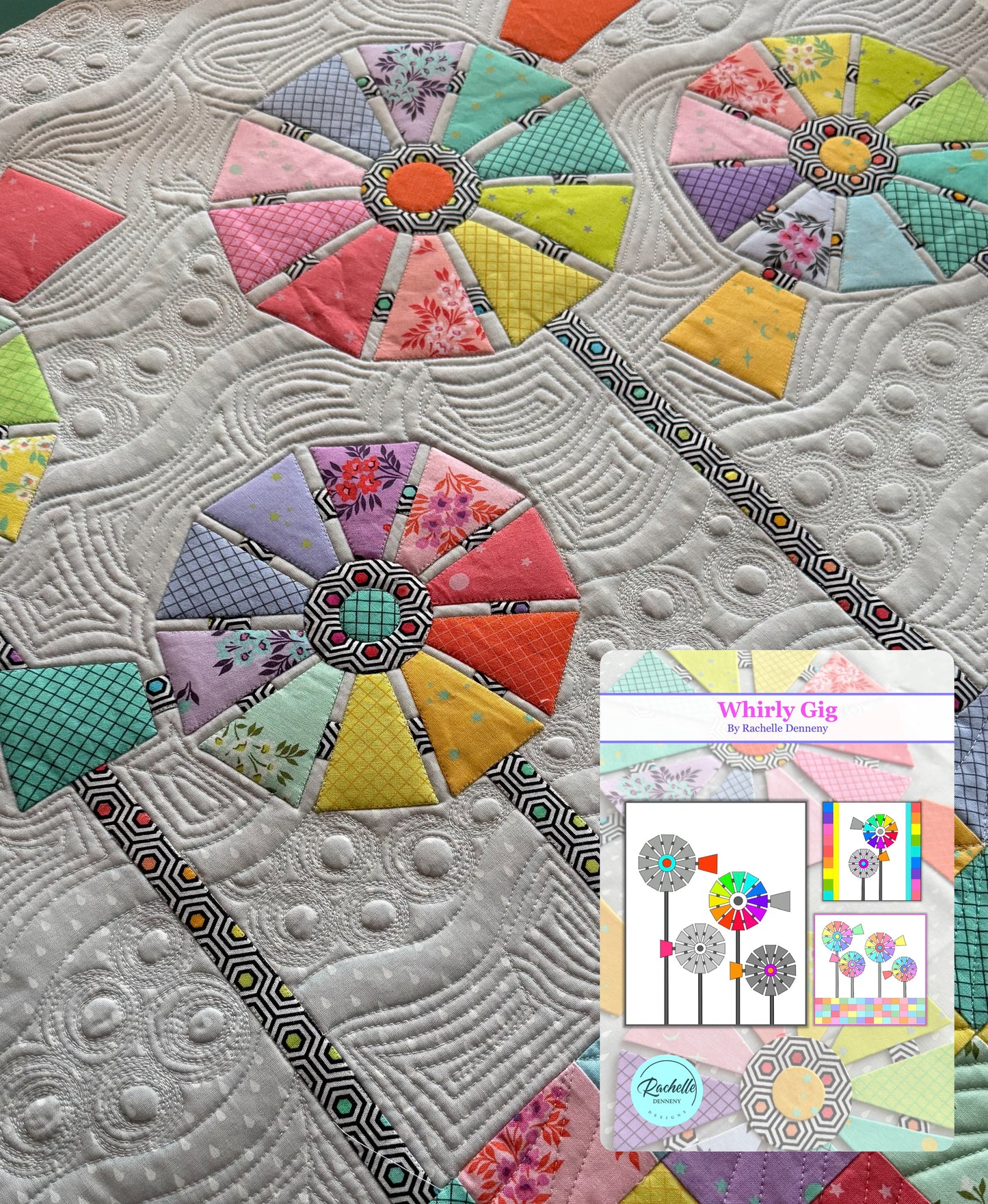 Whirly Gig Applique Pattern - NEW