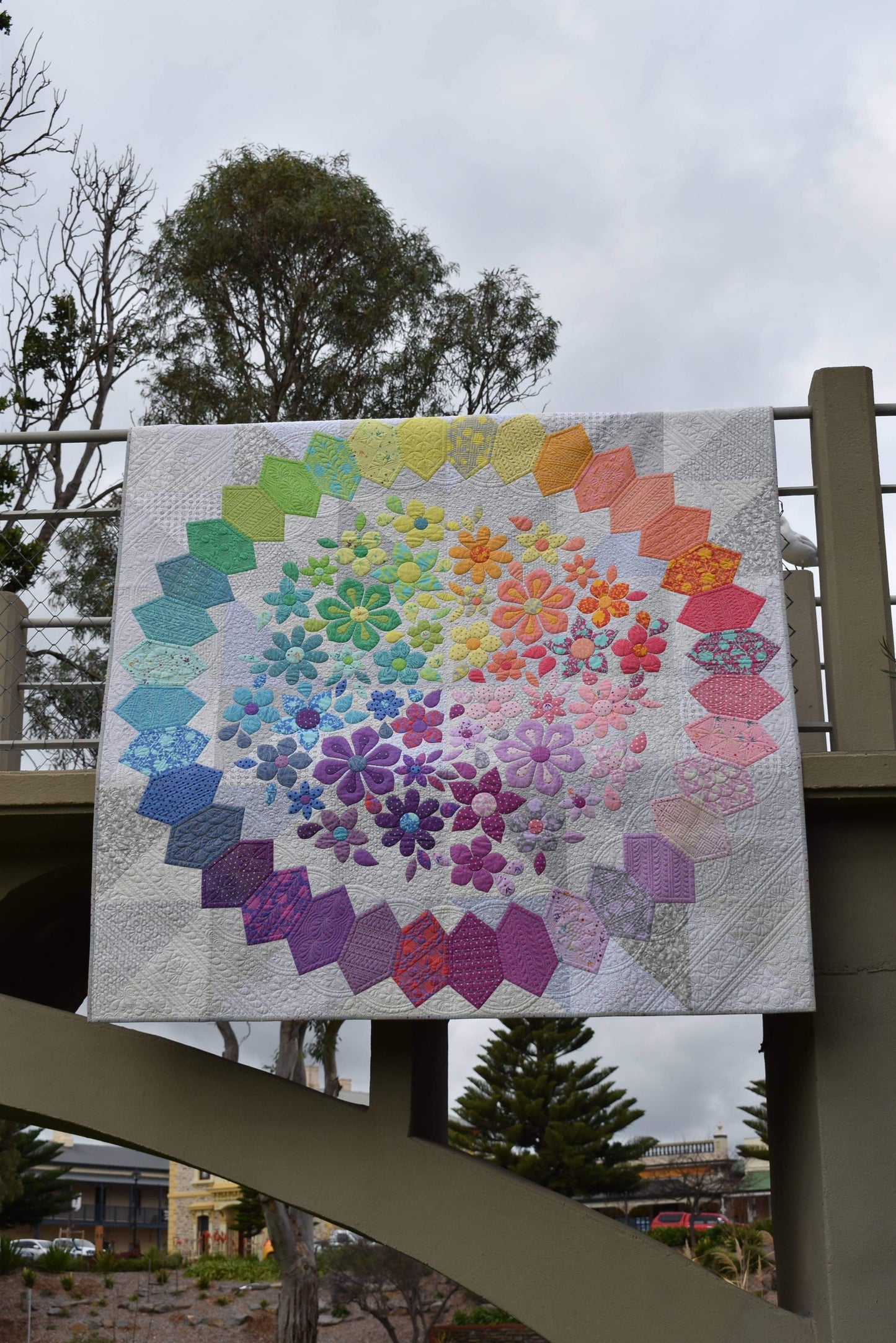 Blooming Delightful Quilt Pattern by Rachelle Denneny