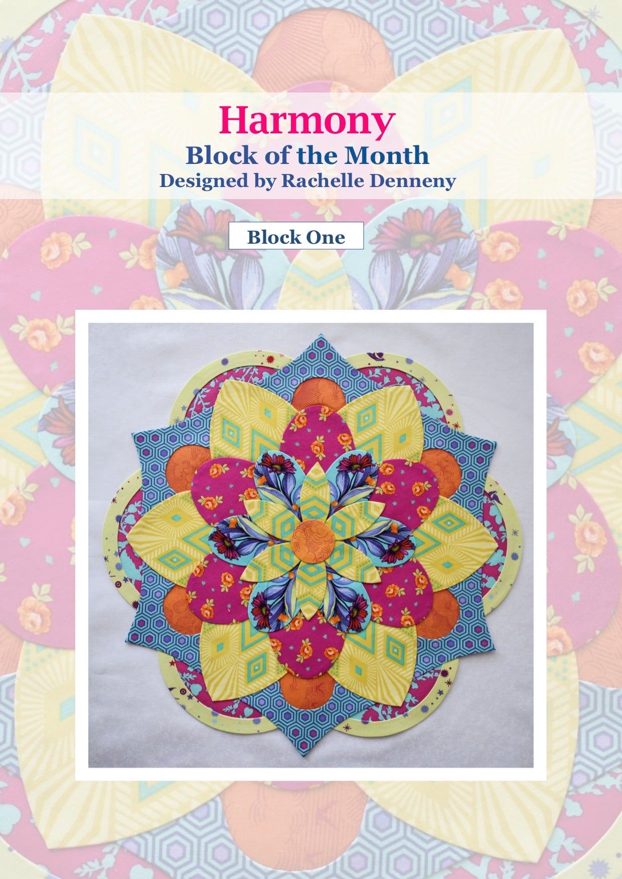 Harmony Quilt - Paper Pattern Books