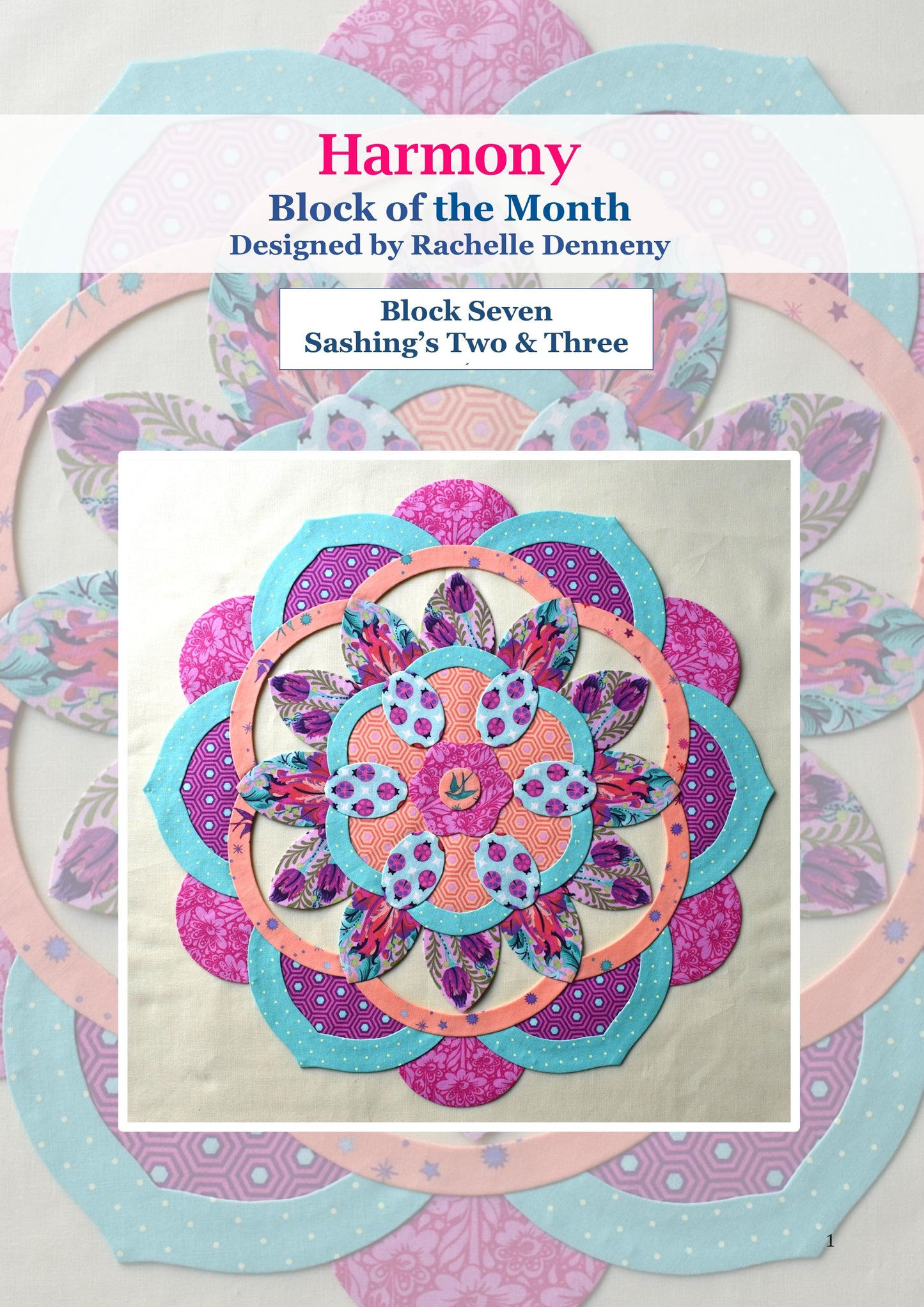 Harmony Quilt - Paper Pattern Books