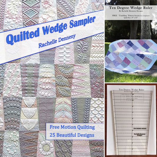 Quilted Wedge Sampler by Rachelle Denneny