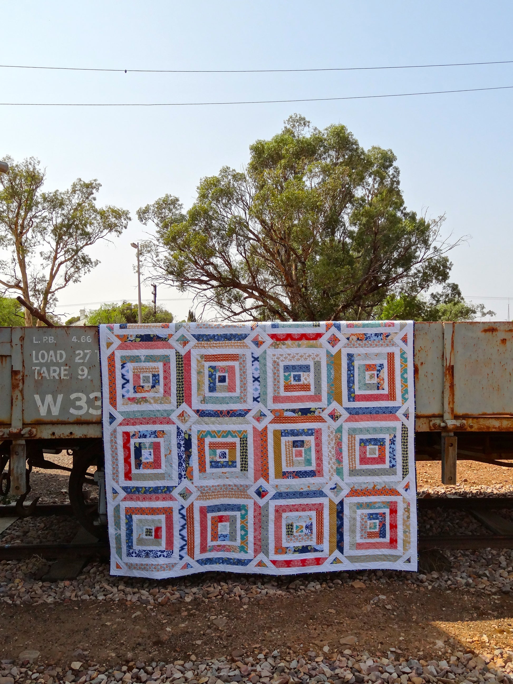 Around the Block  quilt by Rachelle Denneny