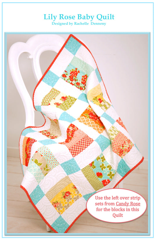 Lily Rose Baby Quilt Pattern PDF Download