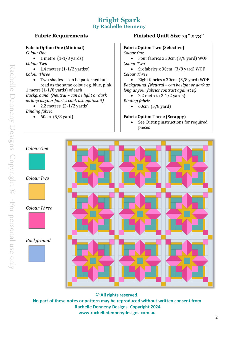 Rachelle Denneny Designs Quilting Patterns, Templates, Books, Classes