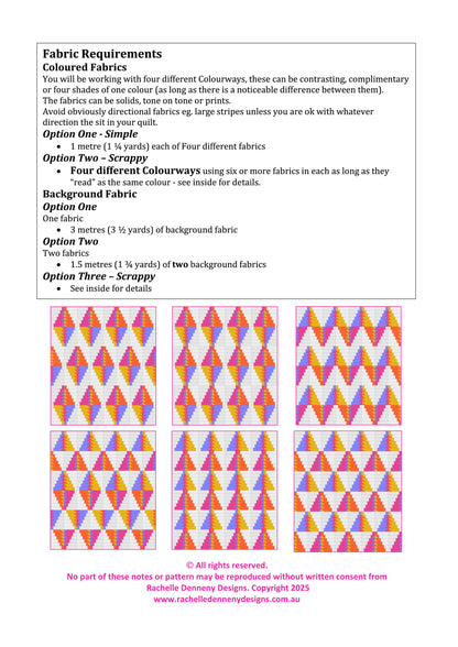 Don't Be Square Quilt Pattern - NEW -