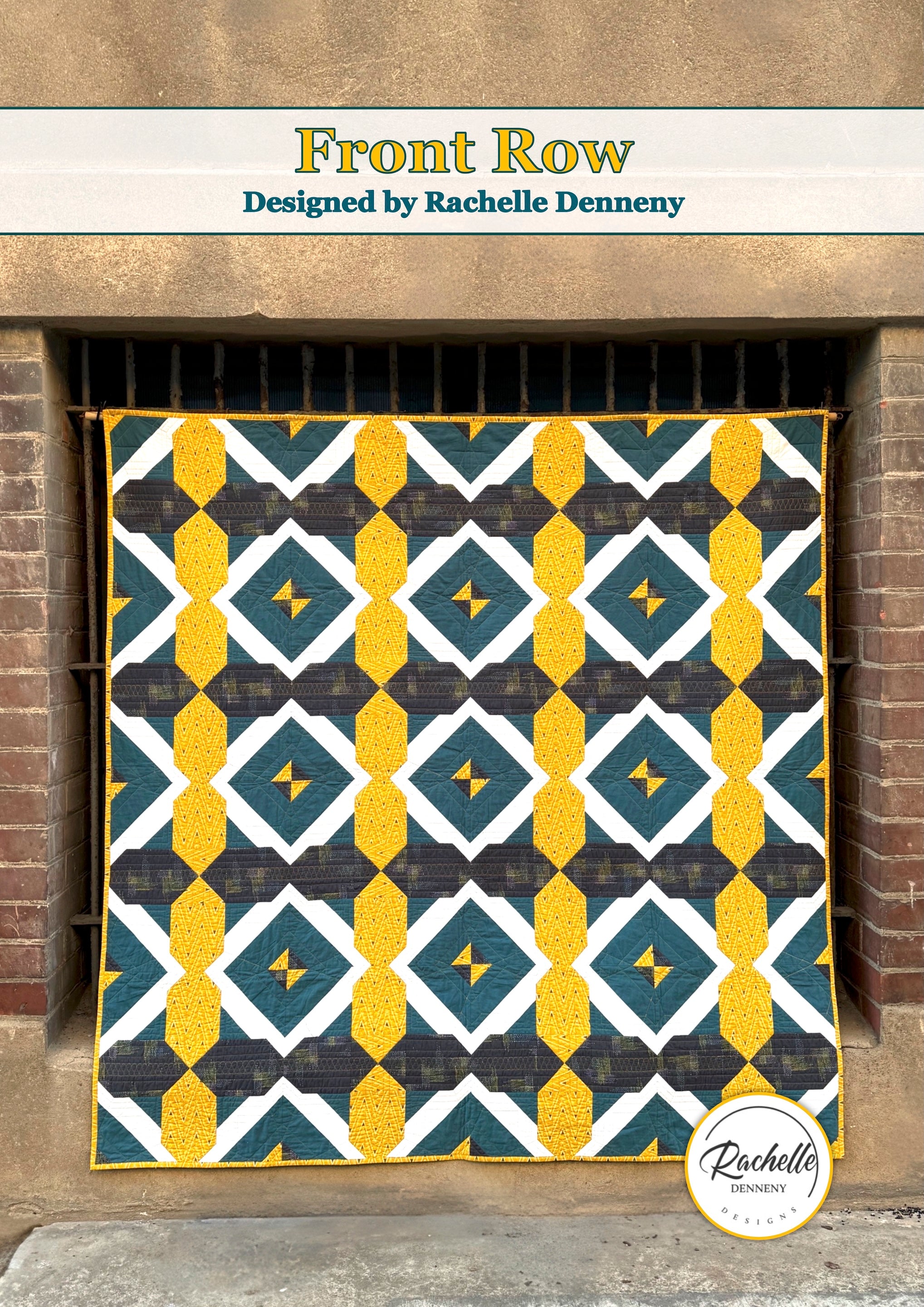 Front Row Quilt Pattern - NEW - – Rachelle Denneny Designs