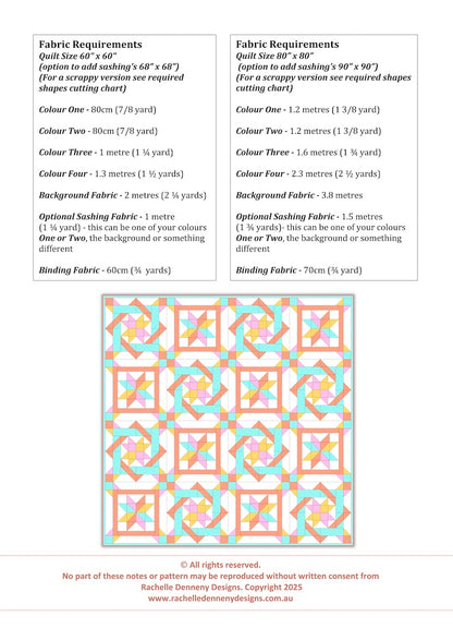 Starry Quilt Pattern - NEW
