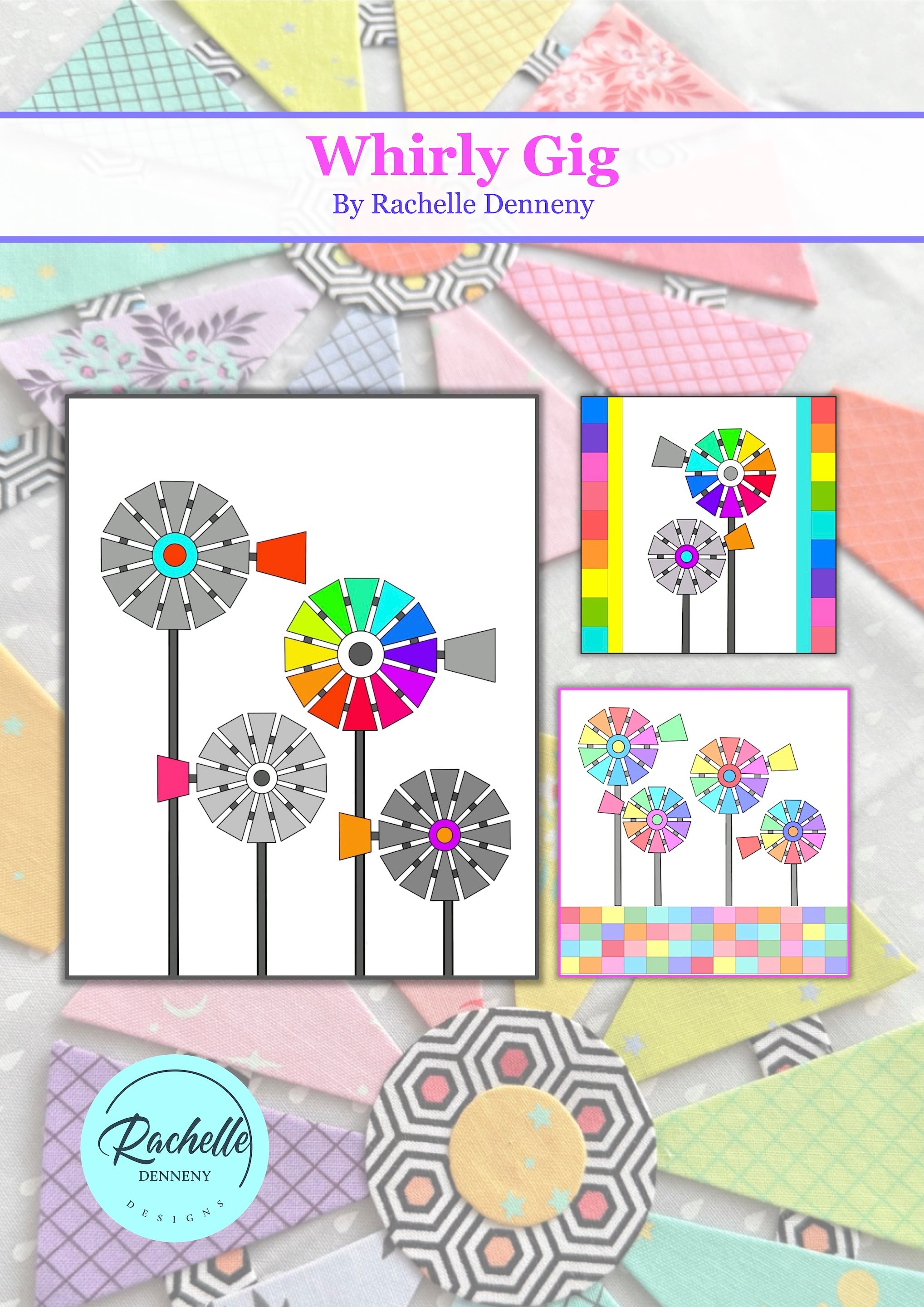 Whirly Gig Applique Pattern - NEW – Rachelle Denneny Designs
